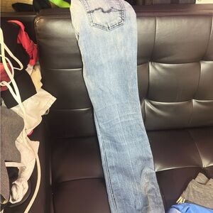 Seven7 Women's Boot Cut Jeans - Light Blue